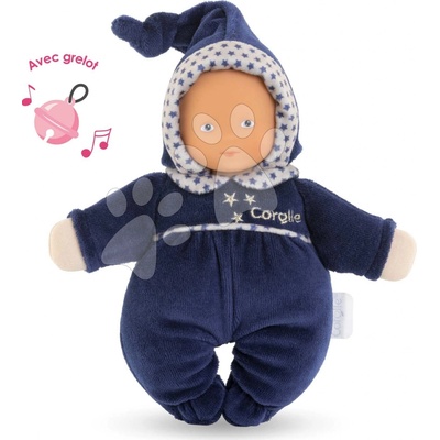 Corolle Babidoux Navy Blue Starry Dreams Mon Doudou s modrými očami a hrkálkou 20 cm