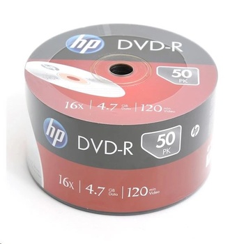 HP DVD-R HP, 4.7 GB, 16x, 50 броя в шринк (HP1650S-) (HP1650S-)
