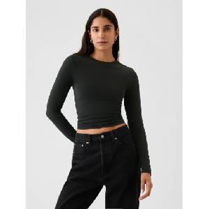 GAP Тениска с дълъг ръкав GAP GAP | Cheren | ЖЕНИ | XXS - zoot - 54,61 лв