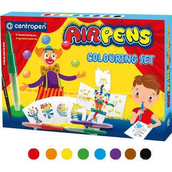Centropen Air Pens Rainbow 1500 10 ks