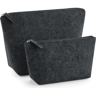 BagBase BG724 toaletní taška plstěná S melír charcoal
