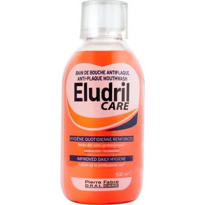 Eludril Care Антиплакова вода за уста, 500 ml