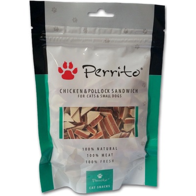 Perrito Chicken and Pollock Sandwich,Triangle 100 g