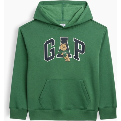 GAP detská mikina Brannan Bear s logom Zelená