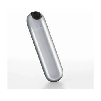 Boss of Toys Crushious iMoan Rechargeable Vibrating Bullet Silver 10 Modes Compact