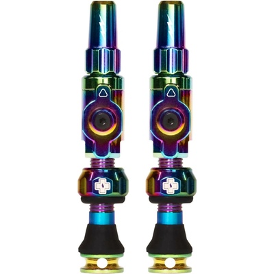 Muc-Off Big Bore Lite (Small) bezdušové ventily, 30/60 mm, iridescent