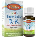 Carlson Labs Kid's Super Daily D3 + K2 [10 мл]