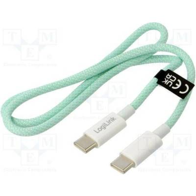 Logilink CU0346 USB 2.0 USB C vidlice z obou stran 500mm zelený