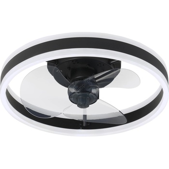 Brilagi LED осветително тяло с вентилатор, димируемо, 30W, 230V, 3000-6500K, чер (BG1621)