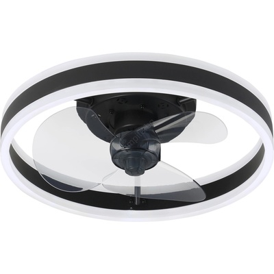 Brilagi LED осветително тяло с вентилатор, димируемо, 30W, 230V, 3000-6500K, чер (BG1621)