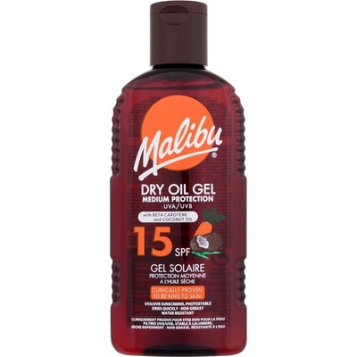 Malibu Dry Oil Gel With Beta Carotene and Coconut Oil от Malibu Унисекс Слънцезащитен лосион за тяло 200мл