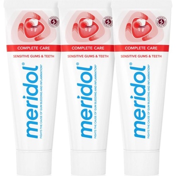 Meridol Complete Care паста за зъби за чувствителни зъби 3x75ml