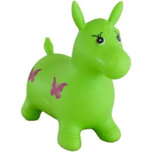 Teddies Скачащ кон гумен зелен (00312866)