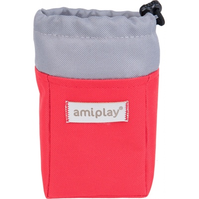 Amiplay Pamlskovník pro psy RUMBA červená 8 x 6 x 10 cm