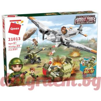Image 1 of Qman Конструктор qman 21013 Бомбардировка Земя-Въздух (q21013)