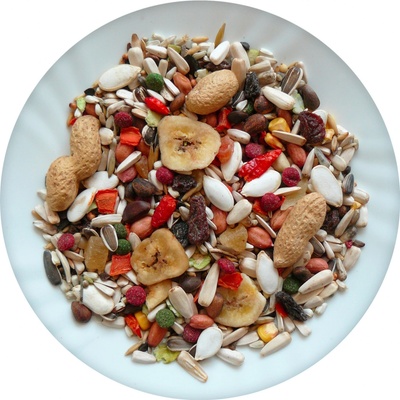 Avicentra Deluxe Velký papoušek 1 kg – Zboží Dáma