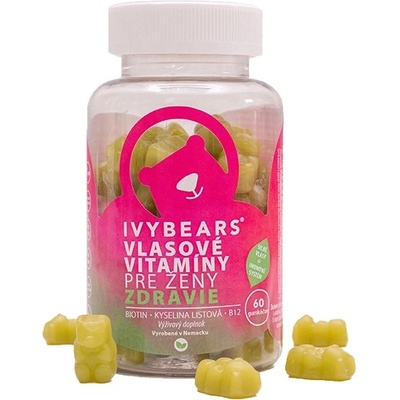 Ivy Bears vlasové vitamíny pro ženy 60 ks