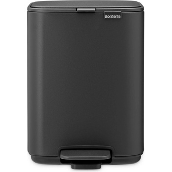 Brabantia Кошче за отпадъци с педал BO 4 l, минерал сив, стомана, Brabantia (BRAB237904)