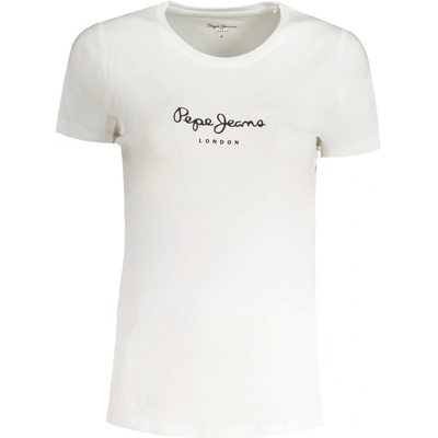 PEPE JEANS Дамска тениска с къс ръкав pepe jeans, Размер xs, Цвят Бяло (pl505202newvirginia_bi800)