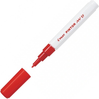 PILOT Pintor Extra Fine akrylový popisovač 0,5-0,7mm - červený