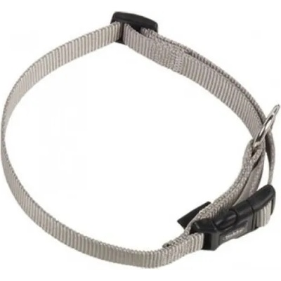 Nobby Нашийник за куче Classic дебелина 10 мм, дължина 20-35 см светло сив 74701-82