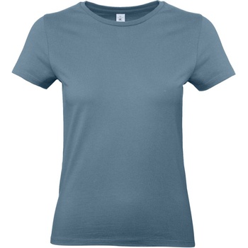 B&C Collection B&c 190 / Дамска тениска от плътен памук - каменно синя m (01004t46002)