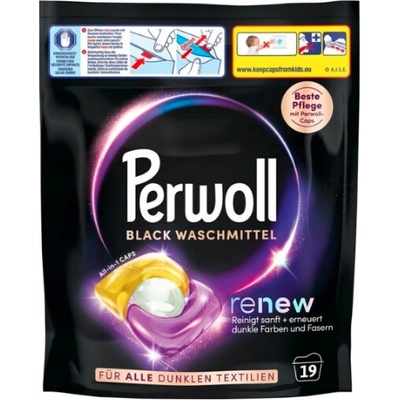 Perwoll Renew & Care Black prací kapsle 19 PD