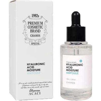 Chamos Анти-ейдж ампулен серум с хиалуронова есенция и пептиди Chamos Acaci Hyaluronic Acid Moisture Ampoule