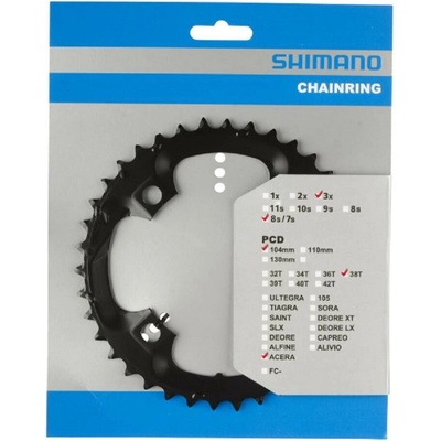 SHIMANO Prevodník 38z. M361 Acera 7/8-k. 104mm