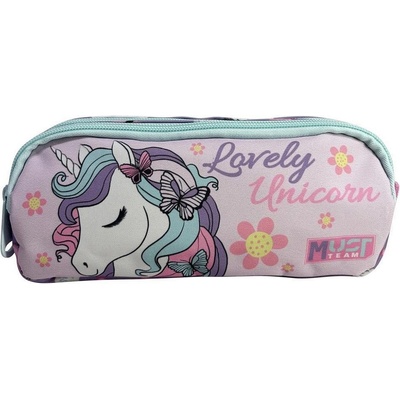 Must Ученически несесер Must - Lovely Unicorn, 2 ципа (586283)