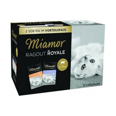 Miamor Multibox Želé pre mačiatka 4x12x s hydinou a hovädzím mäsom 100 g