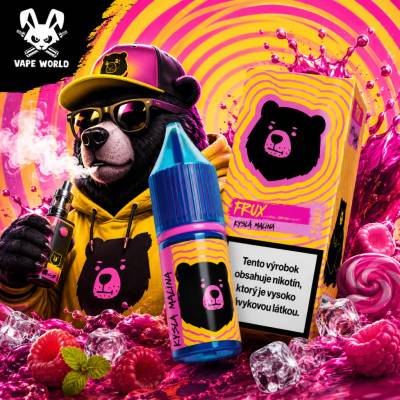 Go Bears Frux Salts Kyslá Malina 10 ml 20 mg