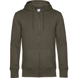 B&C Collection B&c king zipped hood / Мъжка блуза с цип - каки xs (01u03k55500)