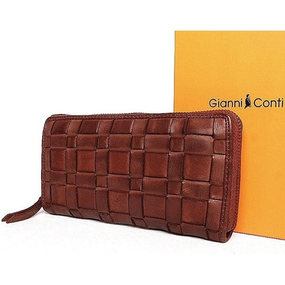 Gianni conti kožená peněženka no 4538 hnědá