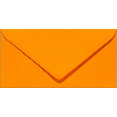 Плик цветен риб DL 110x220 mm 50 бр. Оранж (DL 110)