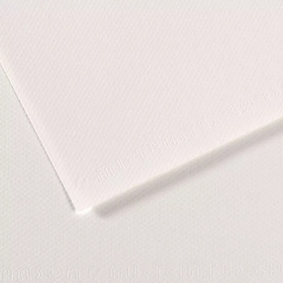 Canson Mi-Teintes barevný papír 21 x 29,7 cm A4 48 odstínů 335 Wite