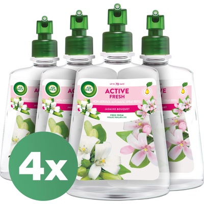 24/7 Active Fresh Jasmine букет Пълнител за автоматичен освежител за въздух 4x228ml (5999109543301)