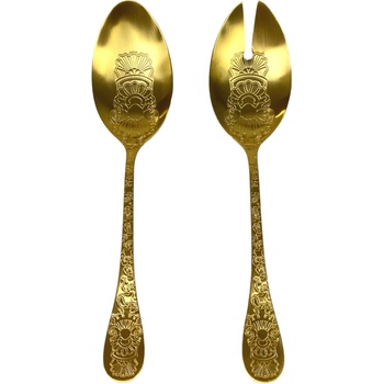 Image 1 of Herdmar Прибори за салата santamarta - 2 части - позлатени мат (-174-1096-0517-010-9617)