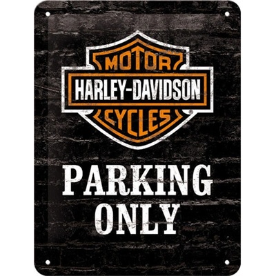 Poster Plechová cedule - Harley Davidson Parking Only