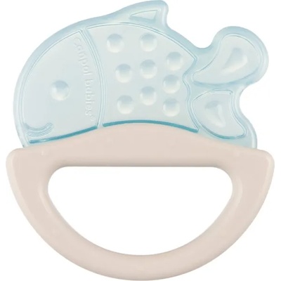 Canpol Силиконова чесалка с дрънкалка Canpol - Рибка, синя (13/107_blu)