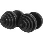 Sportmann PVC дъмбели пълни с цимент SPORTMANN 2x20 кг