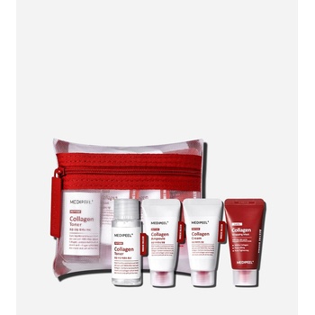 Medi-Peel Комплект миниатюри за лице с колаген и пептиди MEDI-PEEL Red Lacto Peptide Collagen Skin Care Trial Kit