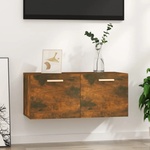 vidaXL Стенен шкаф, опушен дъб, 80x35x36, 5 см, инженерно дърво (817603)
