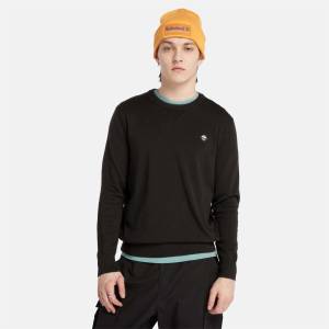 Timberland Блуза Timberland Johns River Cotton Crewneck Sweater - Black