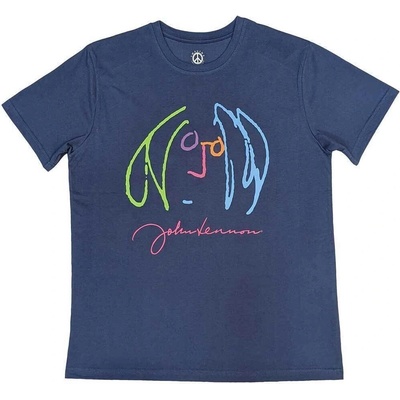 John Lennon Self Portrait Full Colour Denim Blue L Риза (JLTS24MD03)