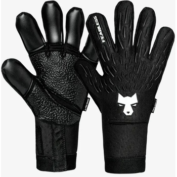 Fearless Вратарски ръкавици за изкуствени и твърди терени Fearless WOLF IRONPALM ONYX BLACK
