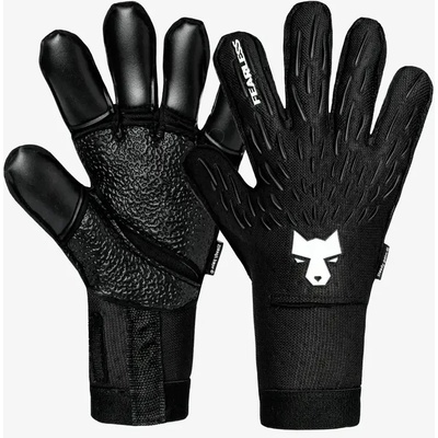 Fearless Вратарски ръкавици за изкуствени и твърди терени Fearless WOLF IRONPALM ONYX BLACK