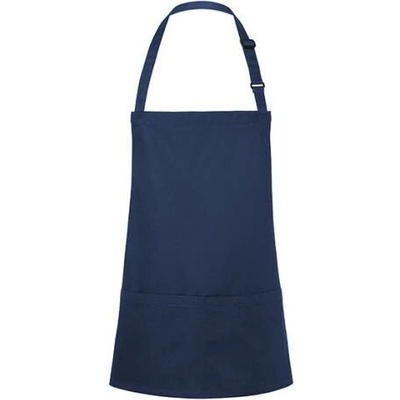 Karlowsky Krátká gastro zástěra KY123 Navy 75x60cm