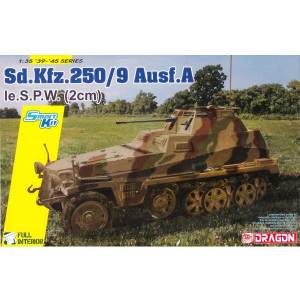 Dragon Комплект модел танк 6882 - Sd. Kfz. 250/9 Ausf. A le. S. P. W (2cm) (1: 35)