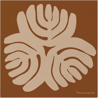 Bloomingville ubrousky Gritt papír 33x33cm 20ks